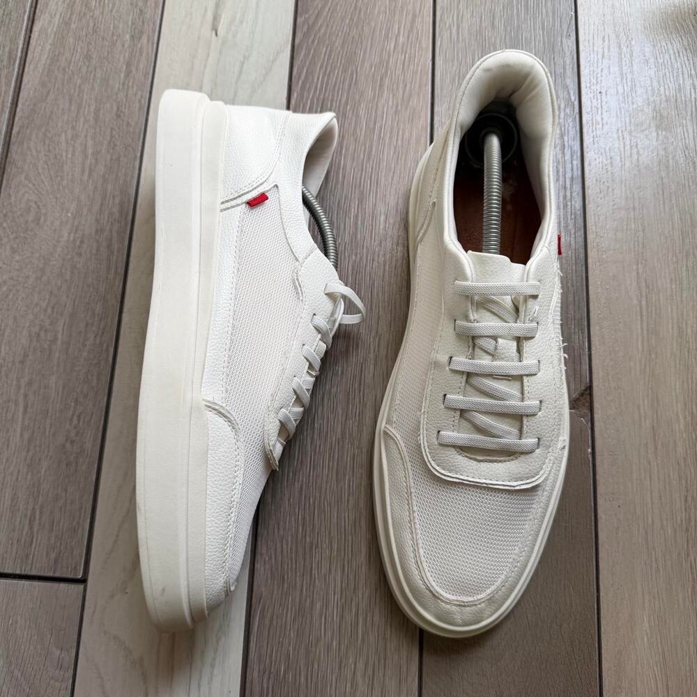 Marc Joseph New York White Casual Platform Sneakers Men’s Size 10.5